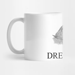 Dressage Horse Illustration with Text Mug